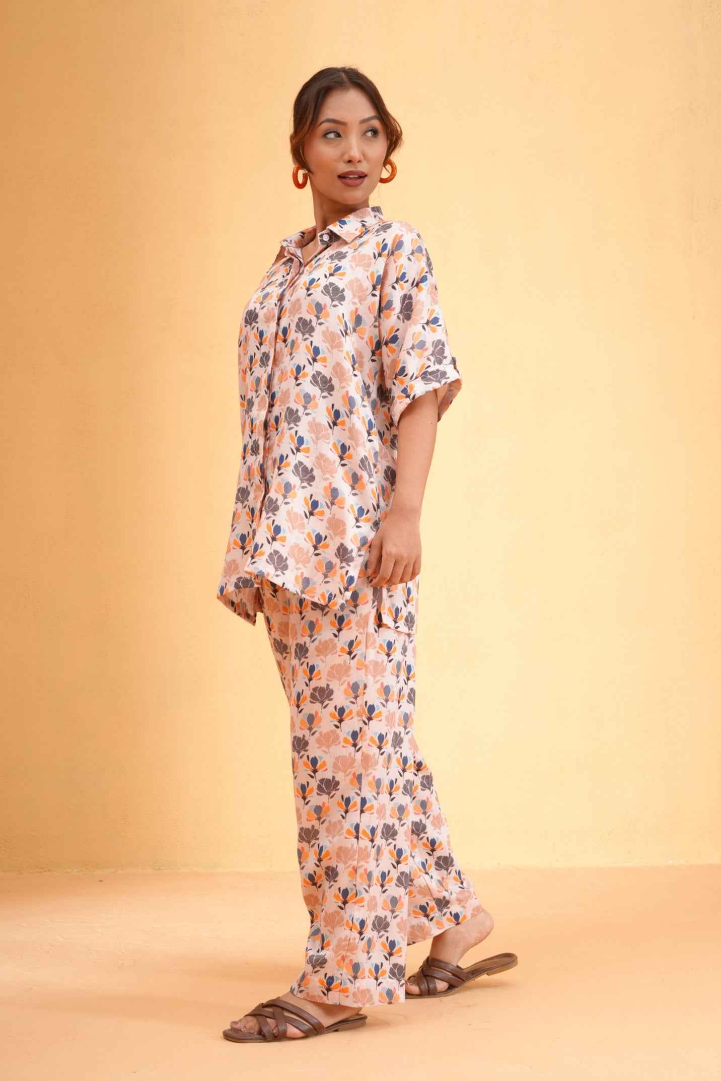 Striped Botanica Co-ord Set