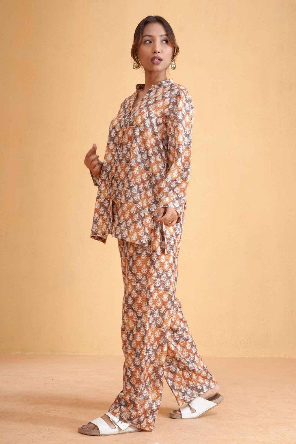 Golden Leaf Co-ord Set