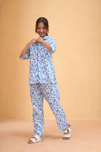 Blue Bloom Co-ord Set