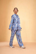 Blue Mosaic Co-ord Set