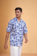 Blue Botanica Shirt