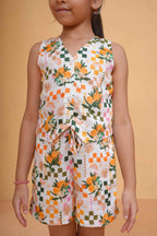 Citrus Bloom Top & Shorts set