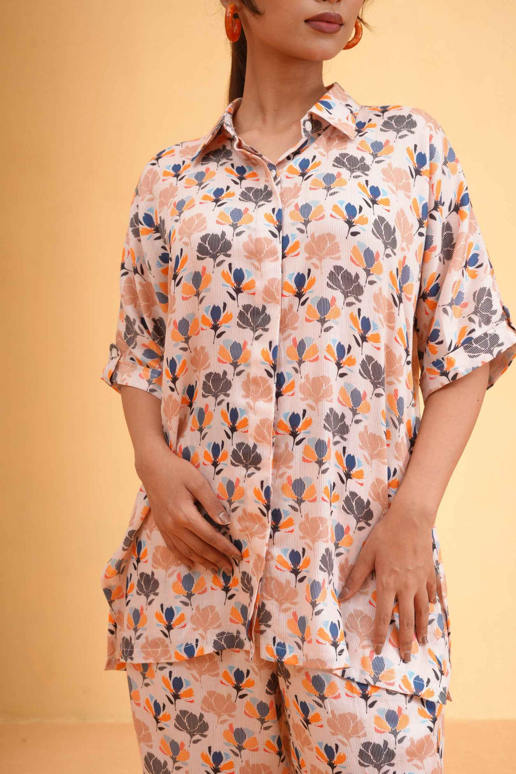 Striped Botanica Co-ord Set