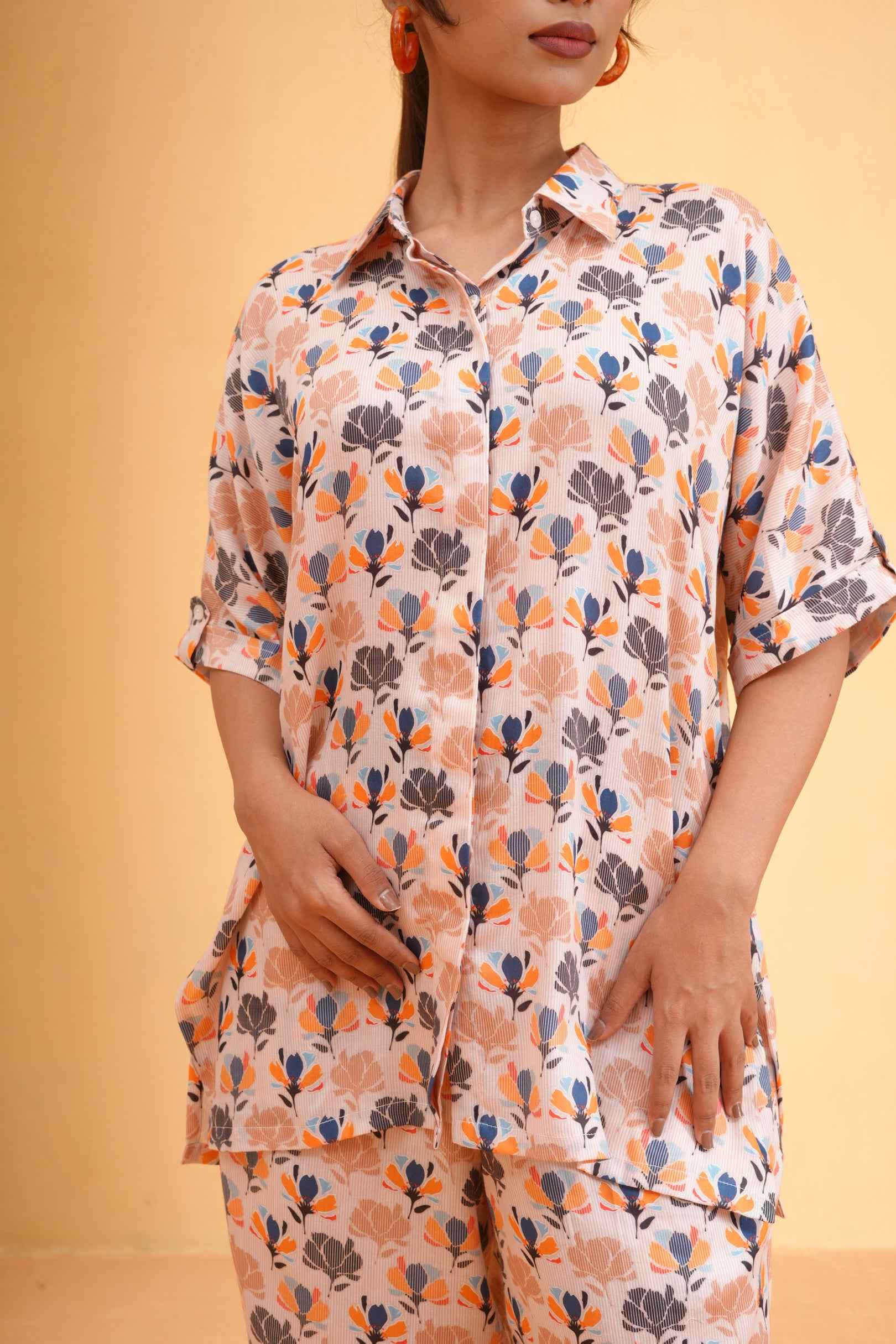 Striped Botanica Co-ord Set