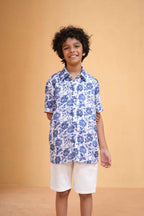 Blue Botanica Shirt