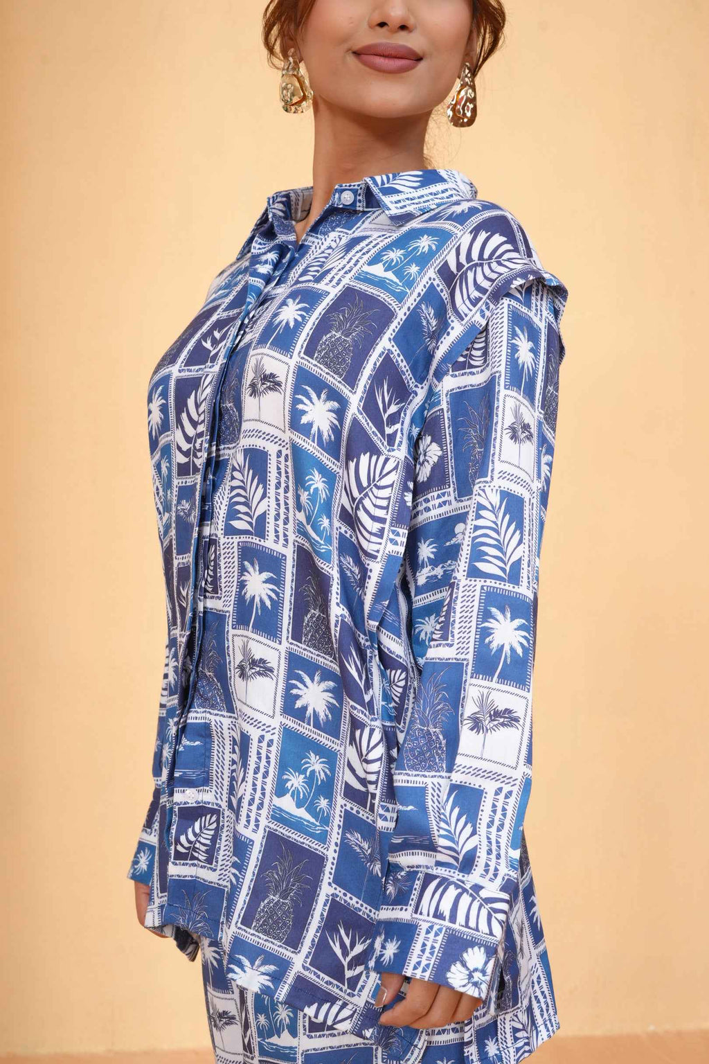 Blue Mosaic Co-ord Set