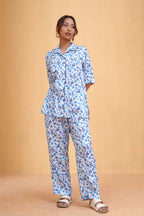 Blue Bloom Co-ord Set