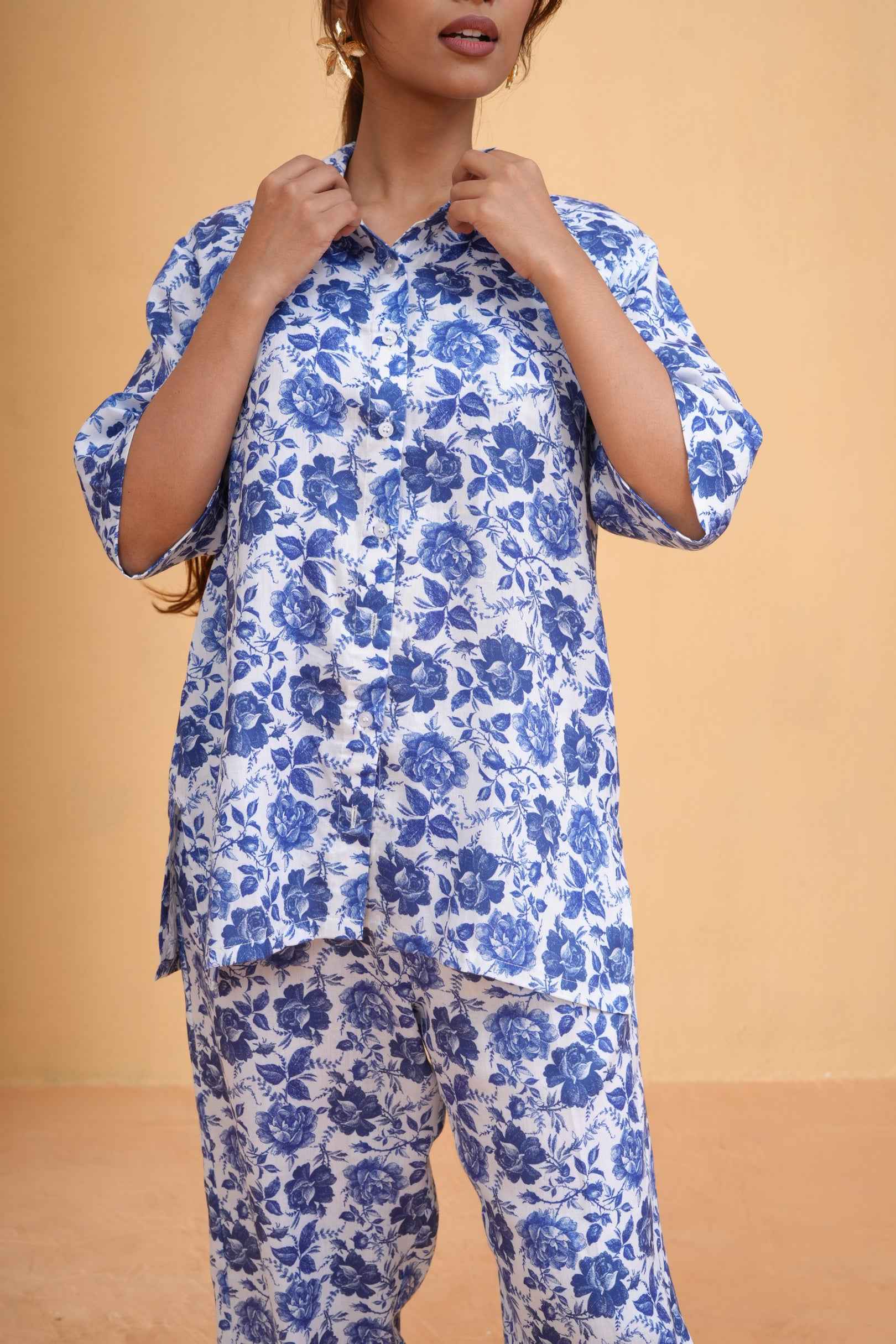 Blue Botanica Co-ord Set