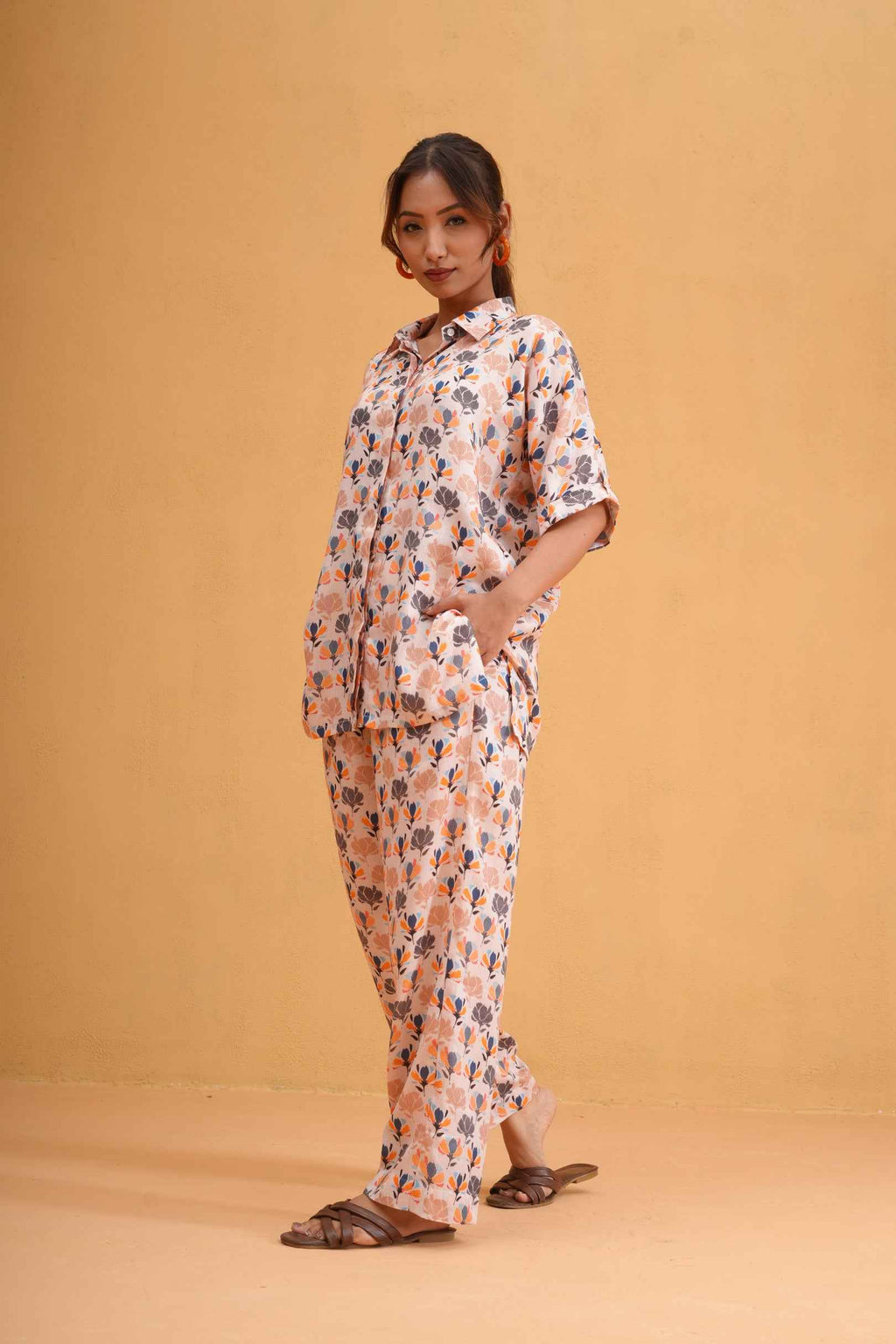 Striped Botanica Co-ord Set