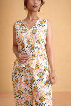 Citrus Bloom Top & Pants set