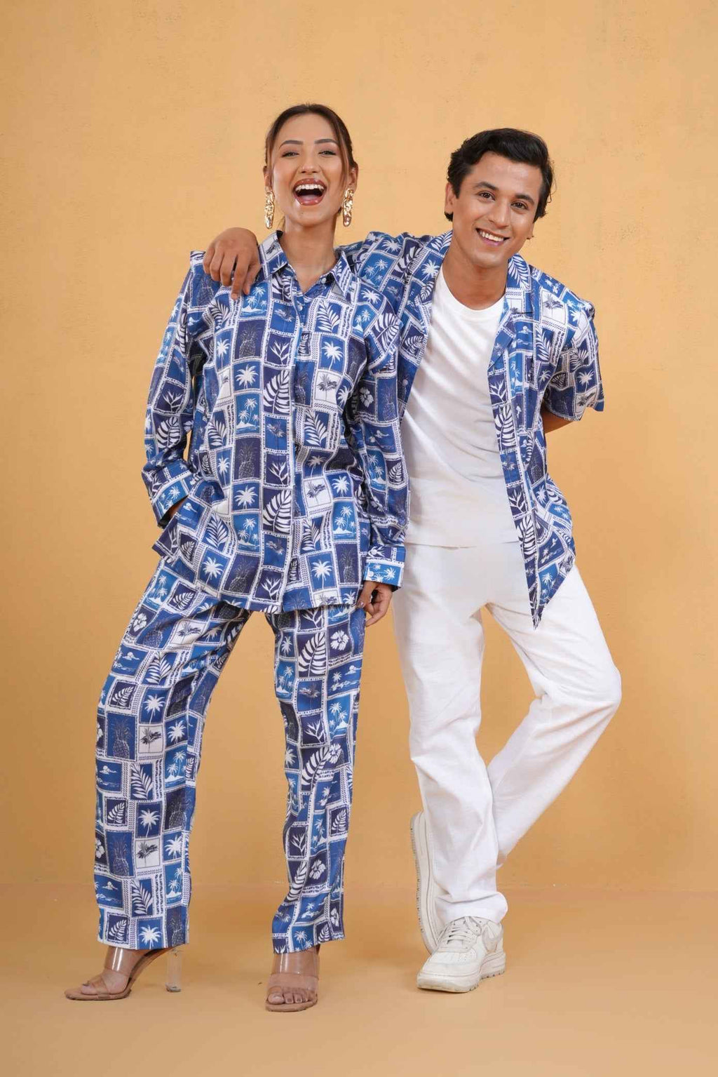 Blue Mosaic Co-ord Set