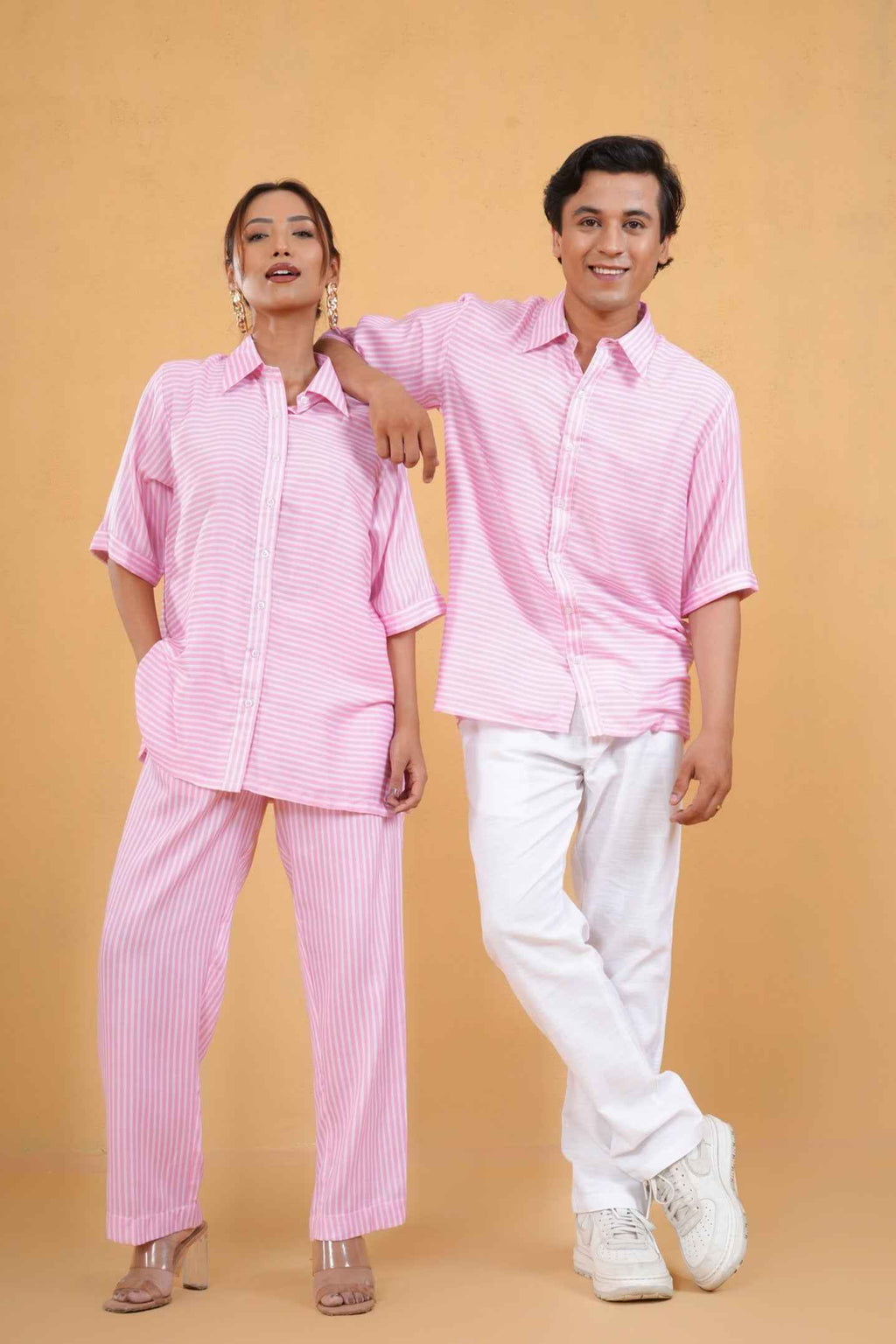 Blush Stripe Co-ord Set