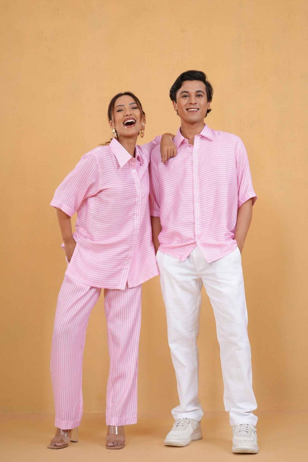 Blush Stripe Co-ord Set