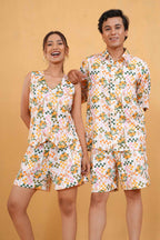 Citrus Bloom Shorts Co-ord Set