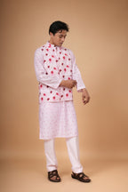 Gulotsav Jacket  and Kurta Set