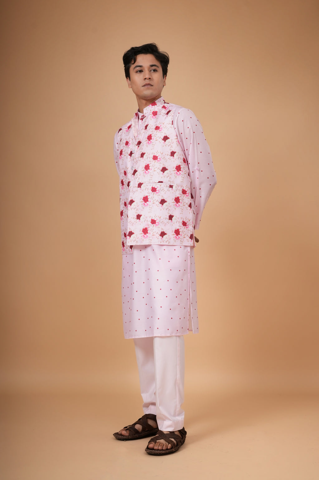 Gulotsav Jacket  and Kurta Set