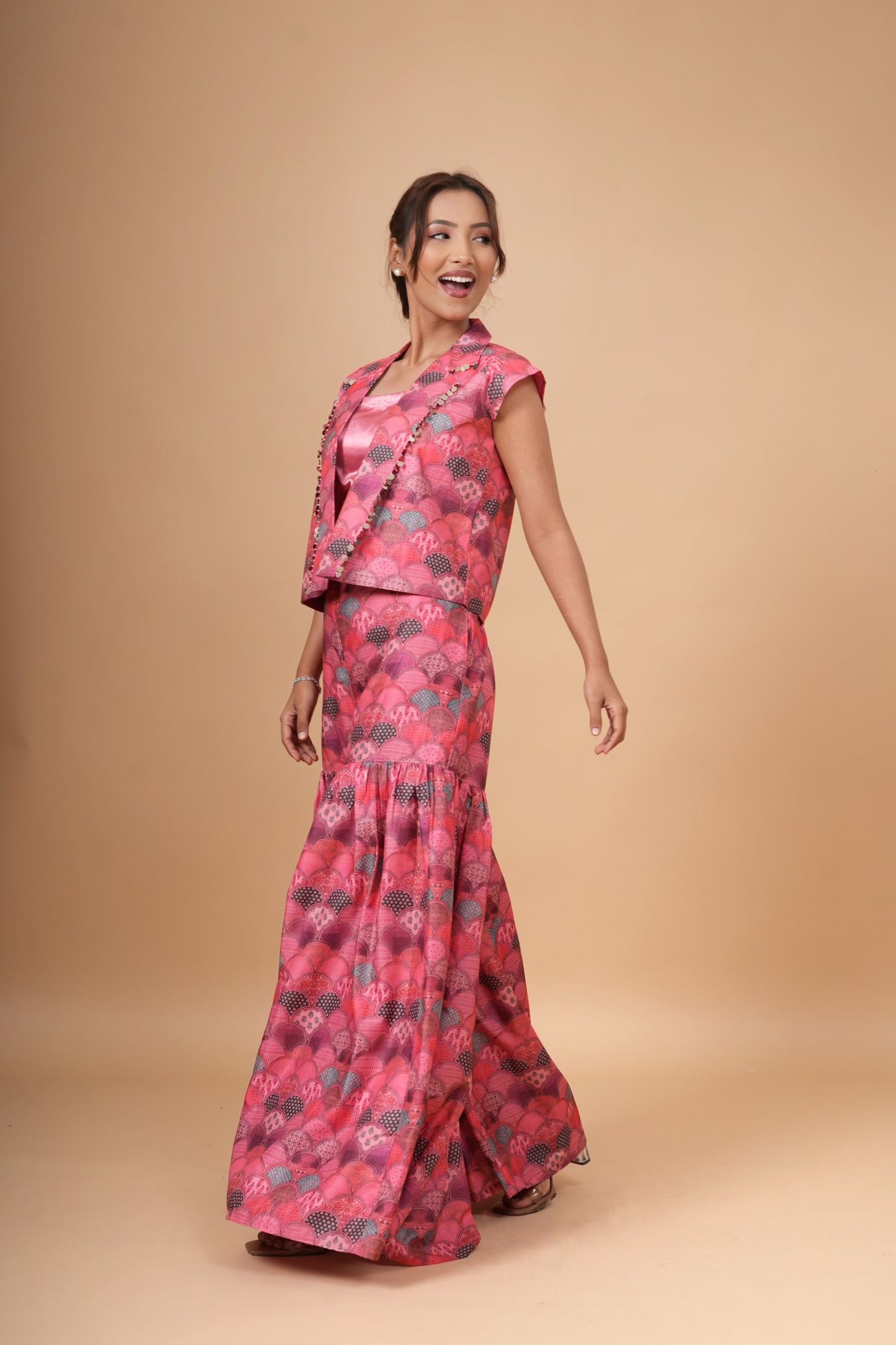 Pankhudi Jacket And Sharara set