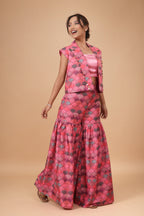 Pankhudi Jacket And Sharara set