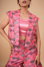 Pankhudi Jacket And Sharara set