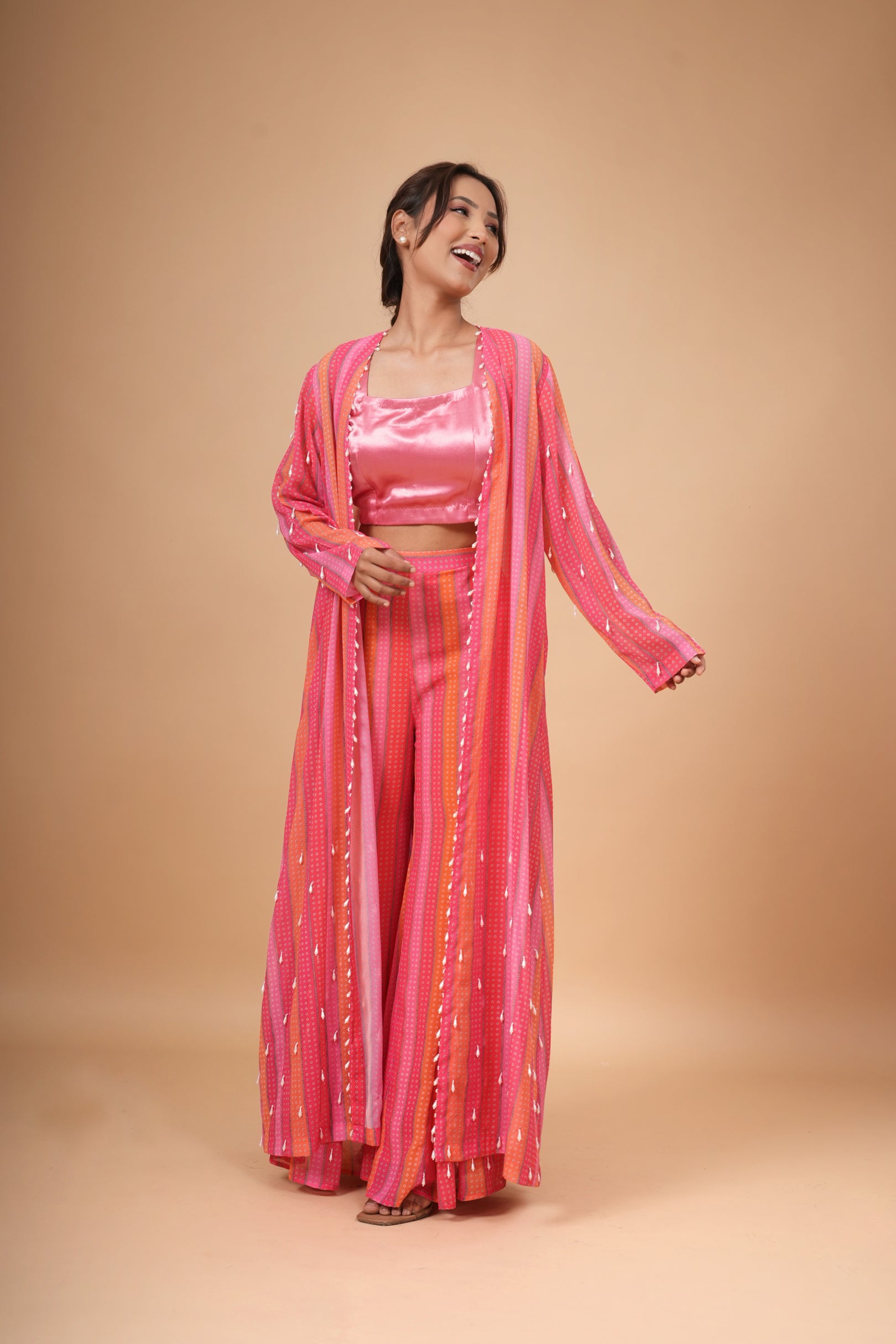 Rangrez Shrug and Sharara Set