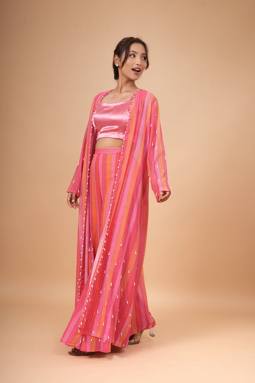 Rangrez Shrug and Sharara Set