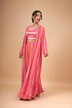 Rangrez Shrug and Sharara Set