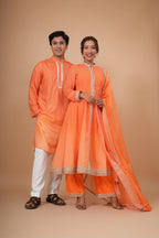 Kesari Bandhej Set