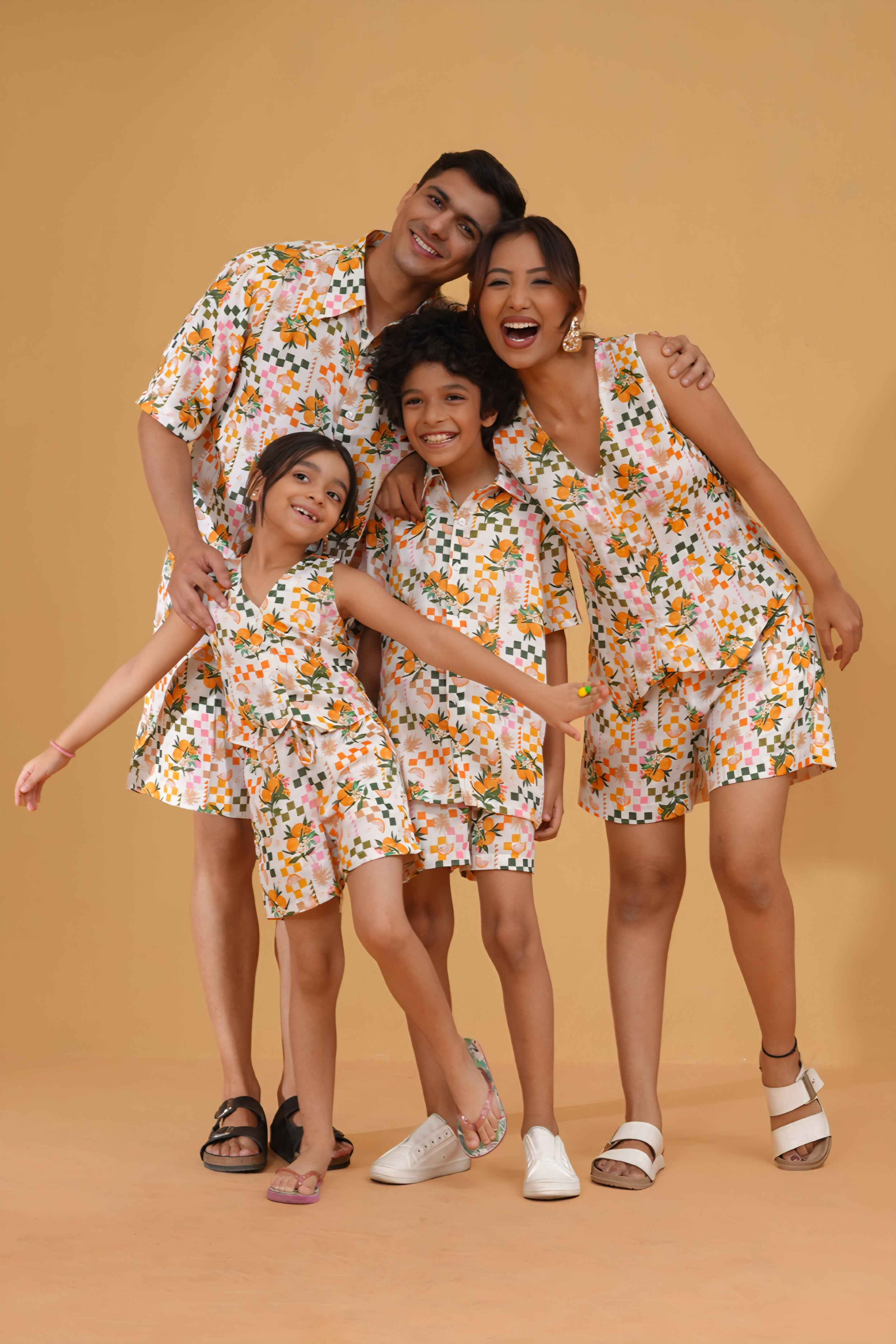 Citrus Bloom Shorts Co-ord Set