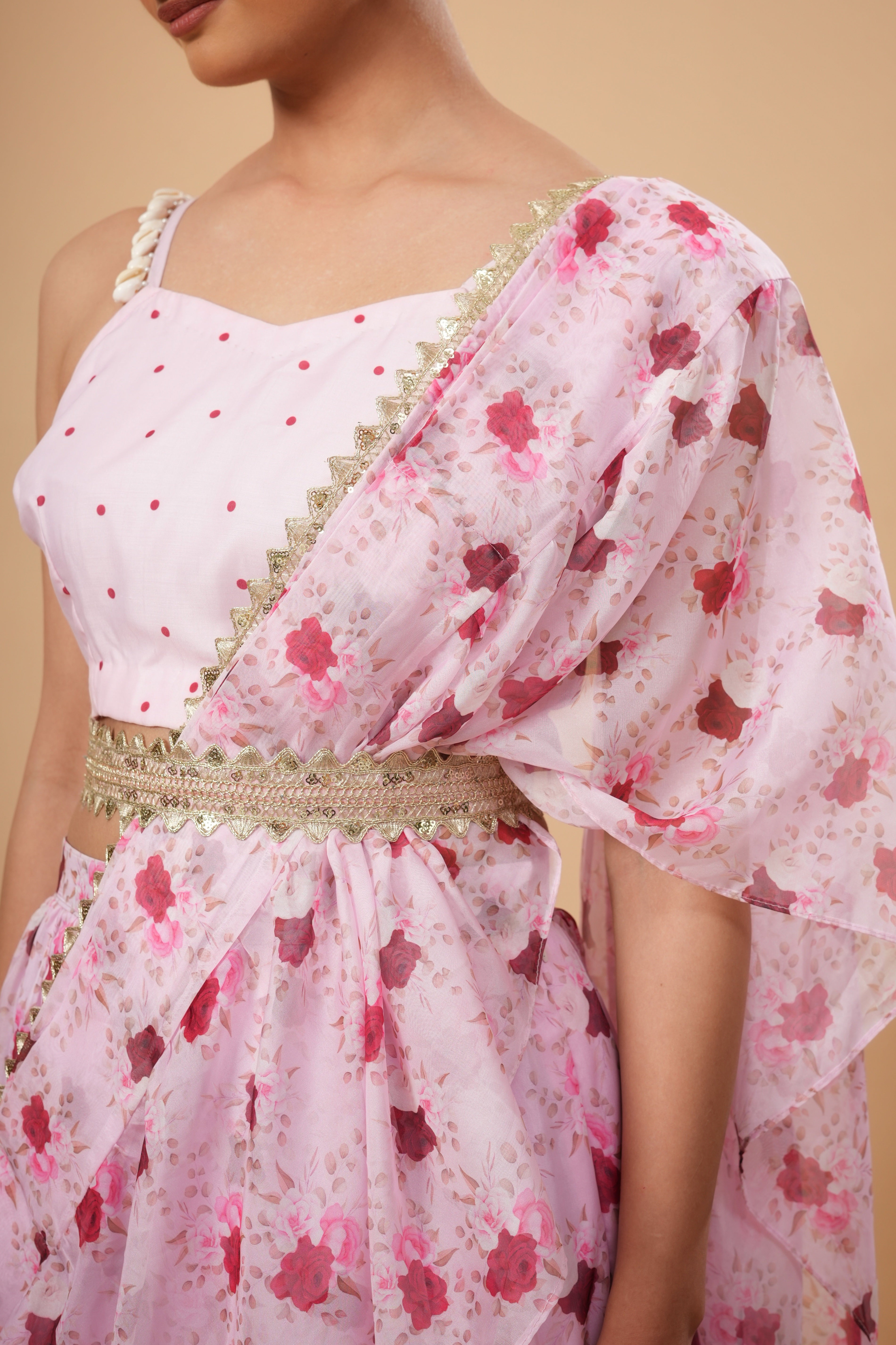 Gulotsav Skirt Saree Set