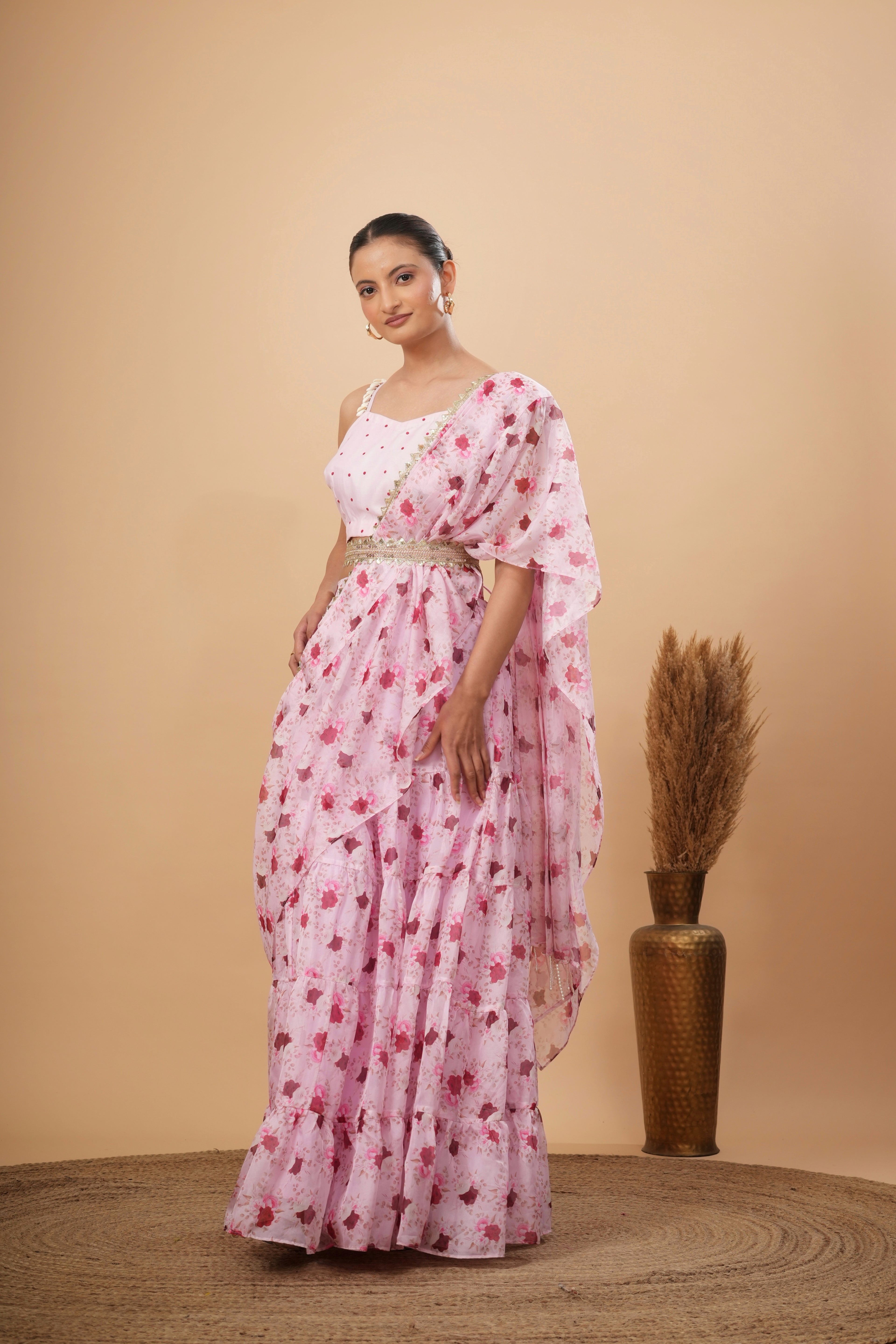 Gulotsav Skirt Saree Set