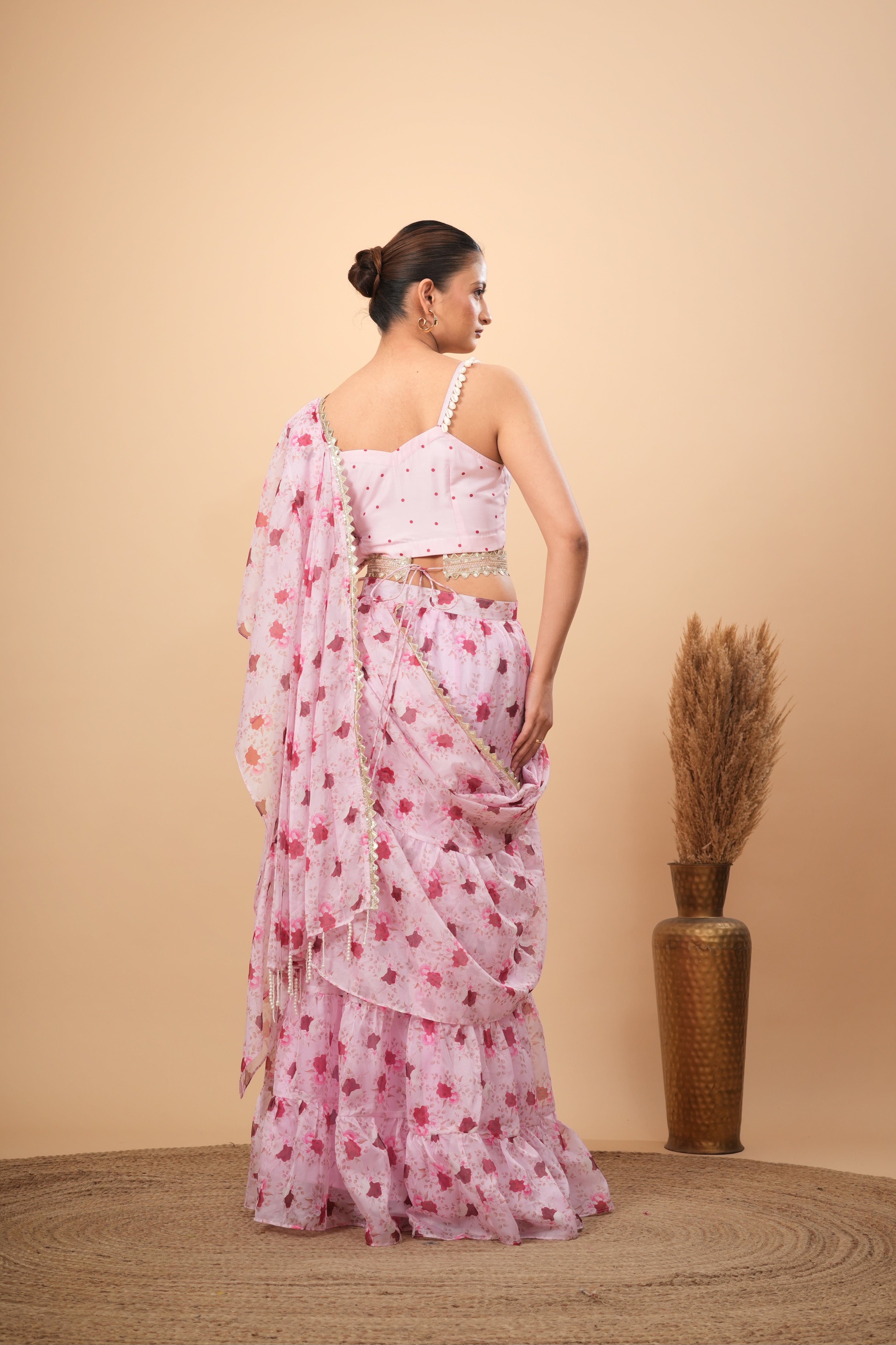 Gulotsav Skirt Saree Set