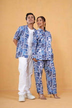Blue Mosaic Co-ord Set