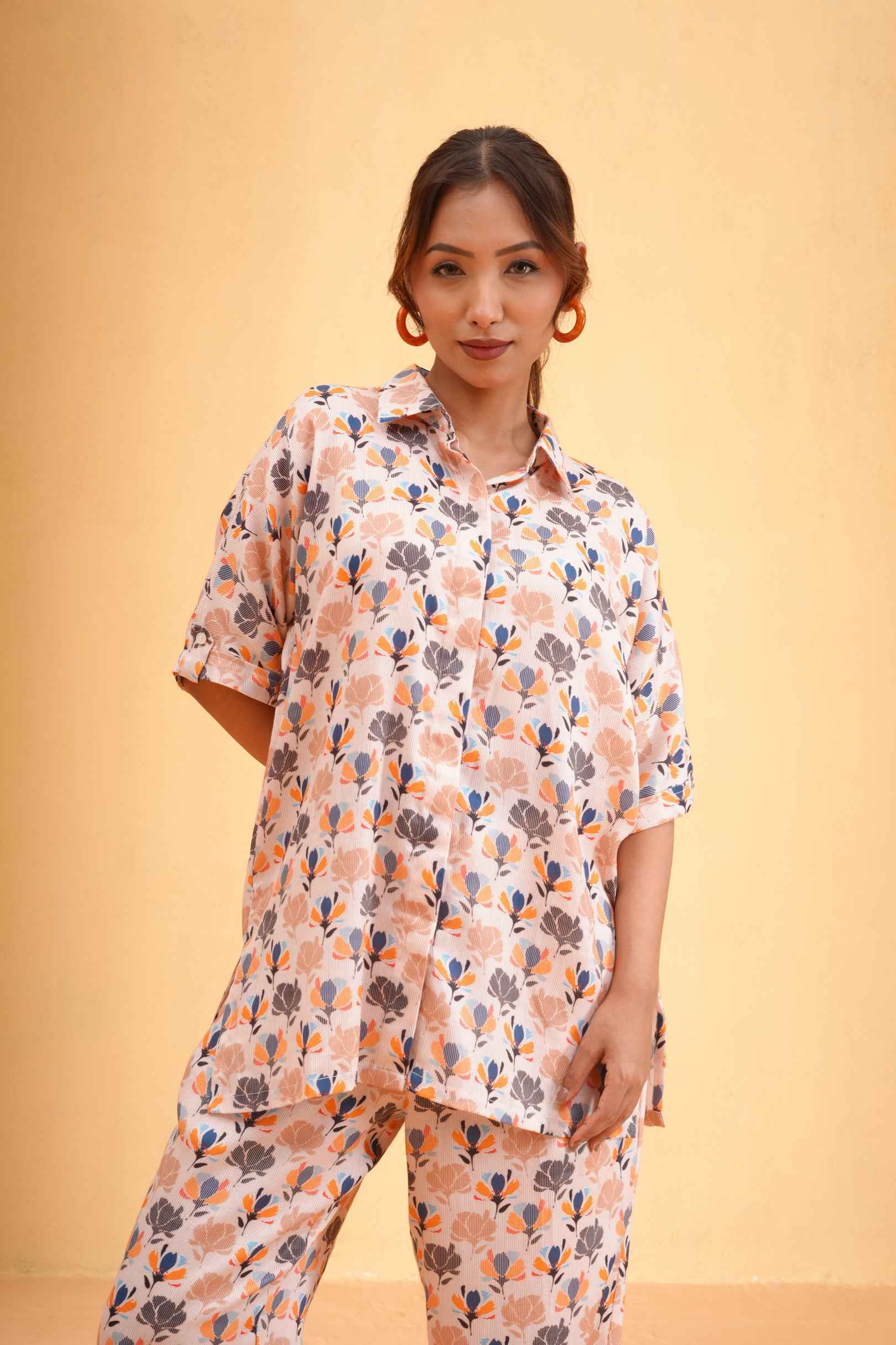 Striped Botanica Co-ord Set