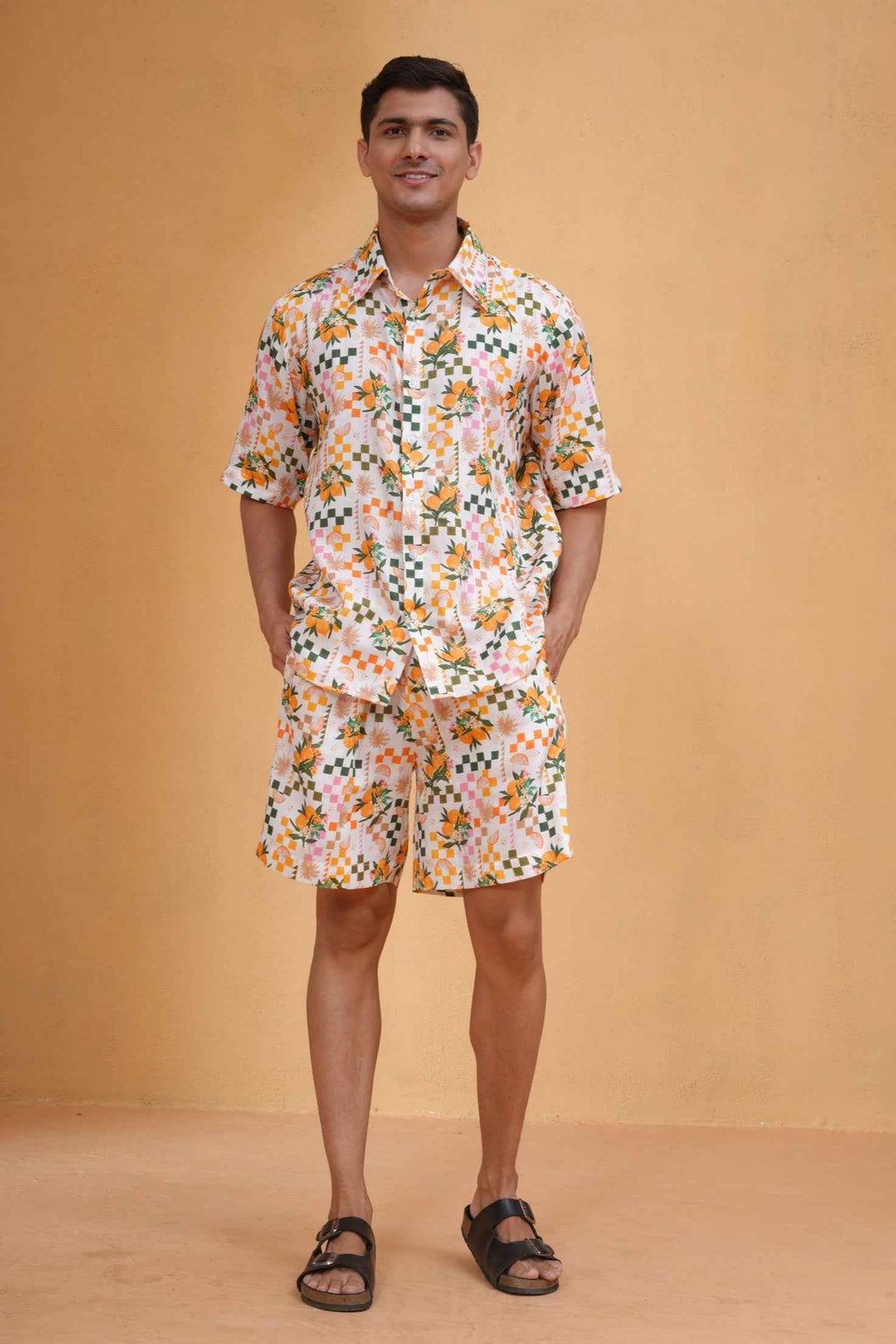 Citrus Bloom Shorts Co-ord Set