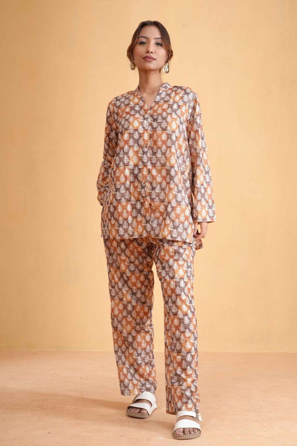 Golden Leaf Co-ord Set