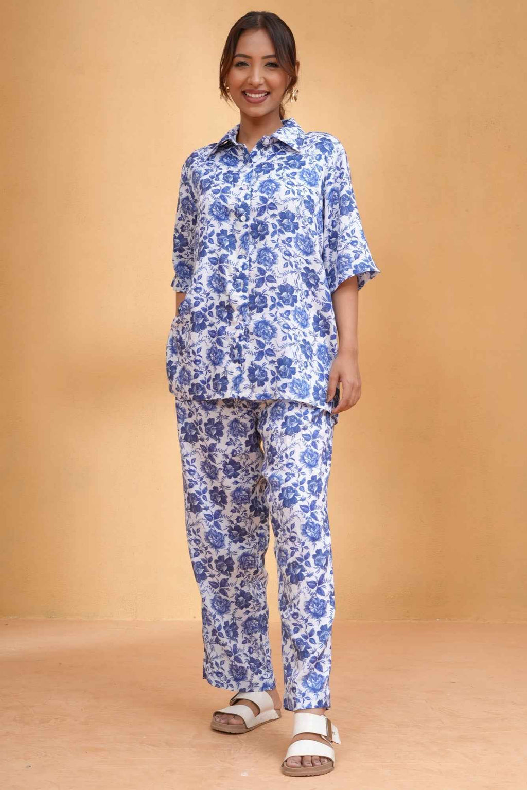 Blue Botanica Co-ord Set