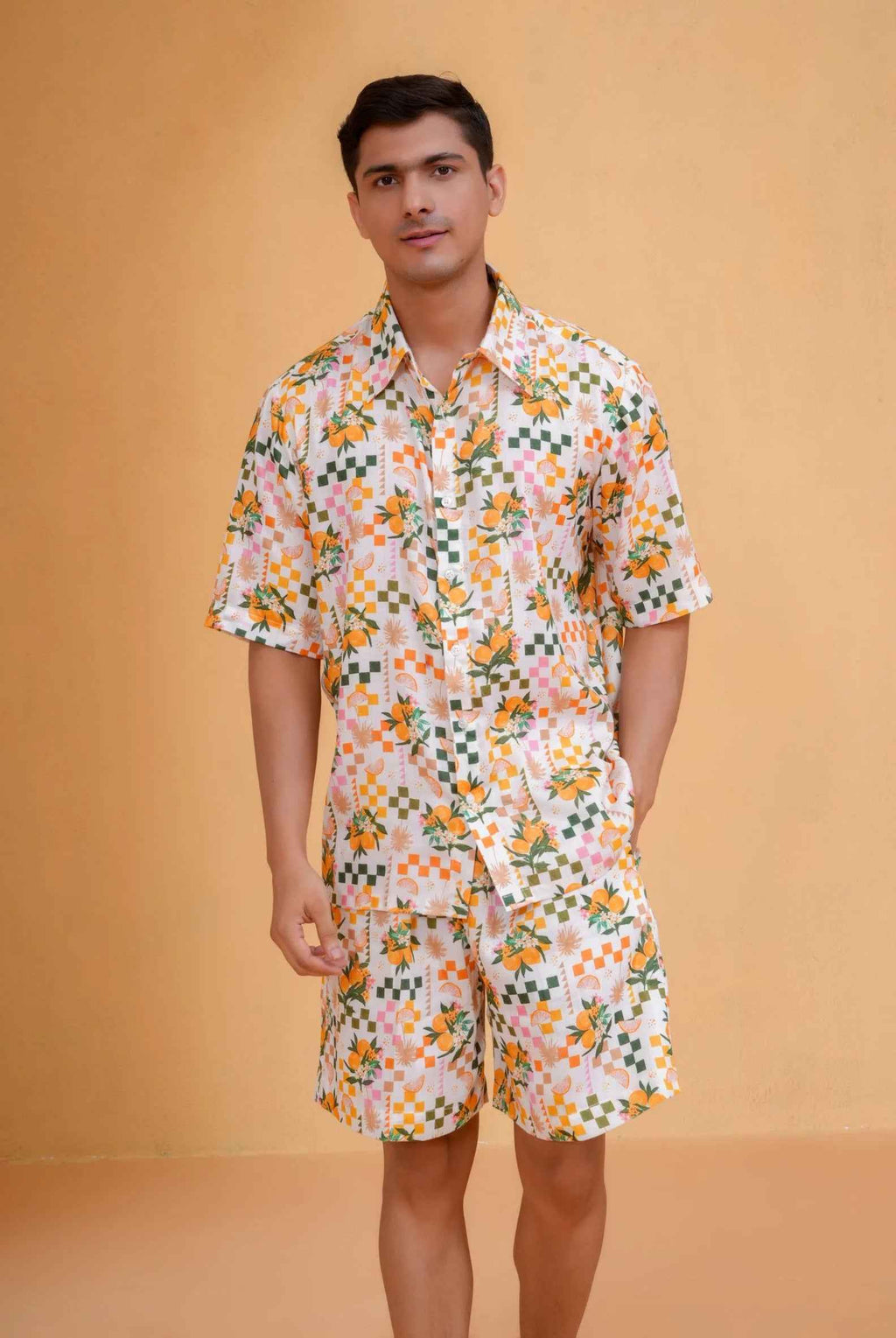 Citrus Bloom Shorts Co-ord Set