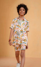 Citrus Bloom Shorts Co-ord Set