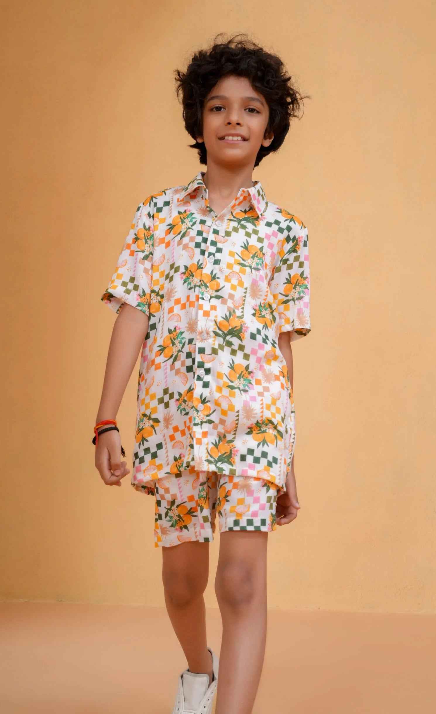 Citrus Bloom Shorts Co-ord Set